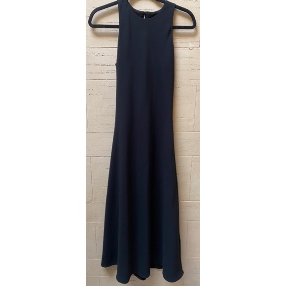 J.Crew NWT Long A-line Dress in Drapey Crepe - Picture 4 of 9